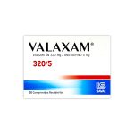 Imagen de VALAXAM 320/5MG X 30 COMPRIMIDOS RECUBIERTOS