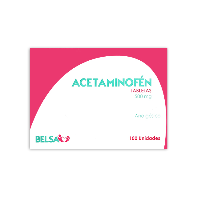 Imagen de ACETAMINOFEN 500MG X TABLETA BELSA
