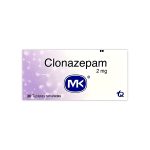 Imagen de CLONAZEPAM 2MG X 30 TABLETAS MK