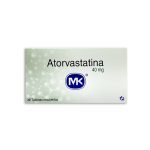 Imagen de ATORVASTATINA 40MG X 30 TABLETAS MK