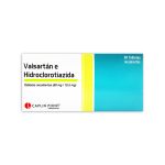 Imagen de VALSARTAN+HIDROCLOROTIAZIDA 80/12.5MG X 30 TABLETAS CAPLIN