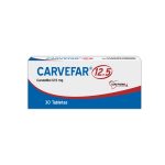 Imagen de CARVEFAR 12.5 MG X 30 TABLETAS