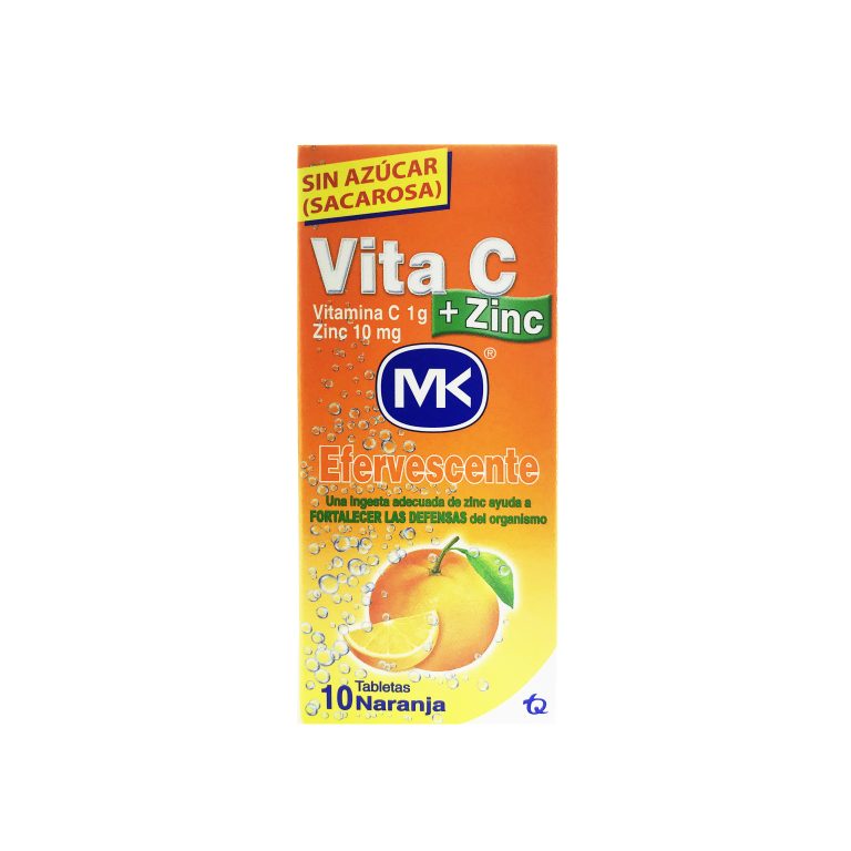 Imagen de VITA C + ZINC MK X 10 TAB EFERVECENTE