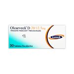Imagen de OLCARVECK D 20/12.5 MG X 30 TABLETAS