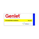 Imagen de GENLET 200 MG X 20 COMPRIMIDOS REC