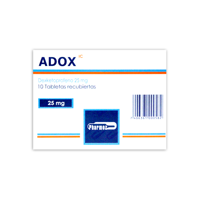 Imagen de ADOX 25 MG X 10 TABLETAS RECUBIERTAS