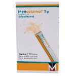 Imagen de MENCETAMOL 1 G X 10 SOBRES BEBIBLES 10ML