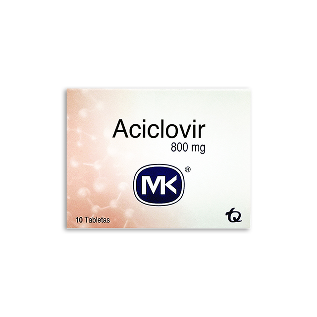 Imagen de ACICLOVIR 800MG X 10 TABLETAS MK