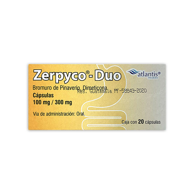 Imagen de ZERPYCO DUO 100 MG/300 MG X 20 CAPSULAS