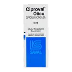 Imagen de CIPROVAL OTICO 0.3% X 5ML