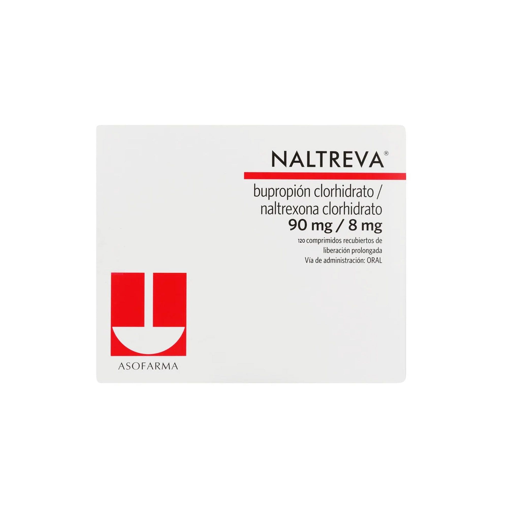 NALTREVA 90 MG/8 MG X 120 COMPRIMIDOS DE LIBERACION PROLONGADA Imagen de NALTREVA 90 MG/8 MG X 120 COMPRIMIDOS DE LIBERACION PROLONGADA