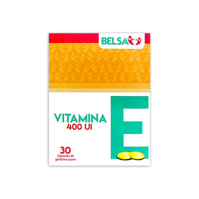 Imagen de VITAMINA E 400UI X 30 GELCAPS BELSA