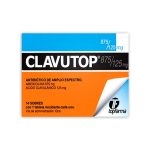 Imagen de CLAVUTOP 875/125MG X 14 SOBRES CON 1 TABLETA CADA UNO