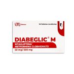 Imagen de DIABEGLIC M 50MG/500MG X 30 TABLETAS