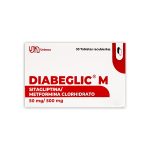 Imagen de DIABEGLIC M 50MG/500MG X 60 TABLETAS