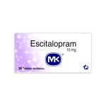 Imagen de ESCITALOPRAM 10MG X 30 TABLETAS MK