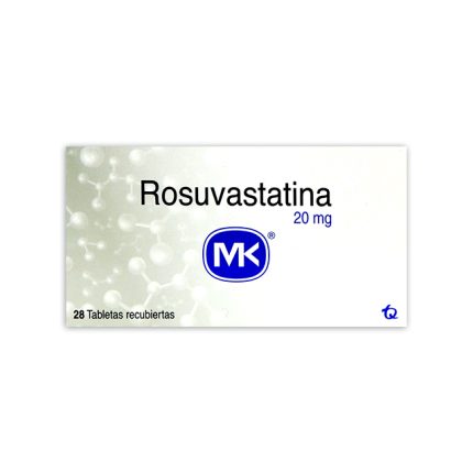 Imagen de ROSUVASTATINA 20MG X 28 TABLETAS MK