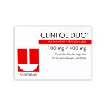 Imagen de CLINFOL DUO 100/400 MG X 7 CAPSULAS VAGINALES