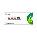 Imagen de CLOREL 75MG X 30 TABLETAS RECUBIERTAS