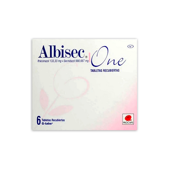 Imagen de ALBISEC ONE X 6 TABLETAS RECUBIERTAS