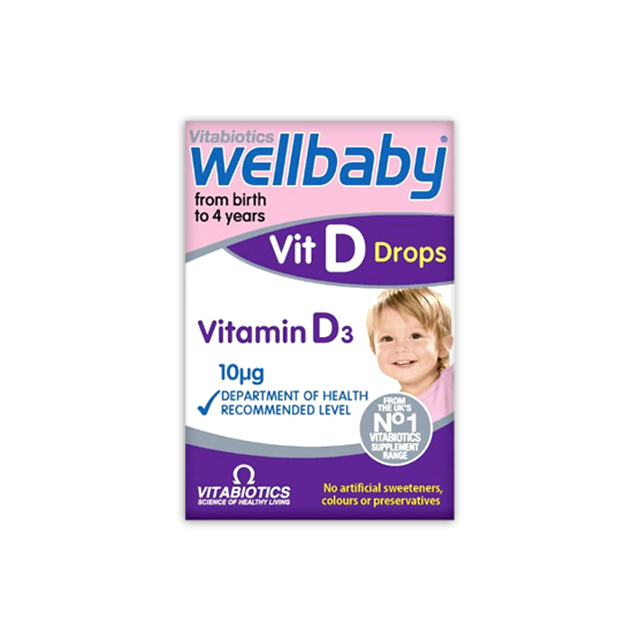 Imagen de WELLBABY VITAMINA D3 GOTAS X 30 ML