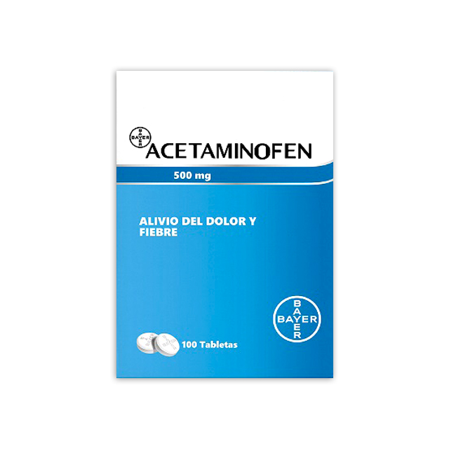 Imagen de ACETAMINOFEN 500MG X TABLETA BAYER