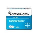 Imagen de ACETAMINOFEN 500MG X 20 TABLETAS BAYER
