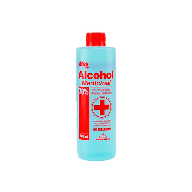 Imagen de ALCOHOL ETILICO MAX 70% X 500 ML