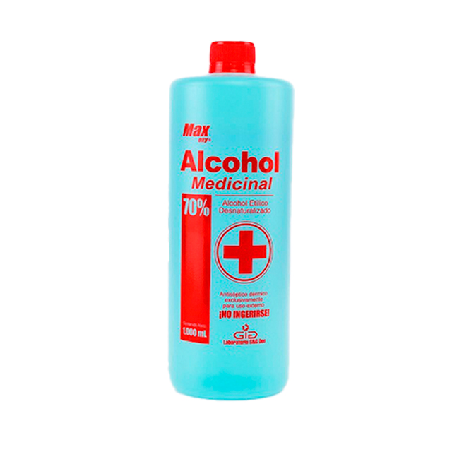Imagen de ALCOHOL ETILICO MAX 70% X 1000 ML