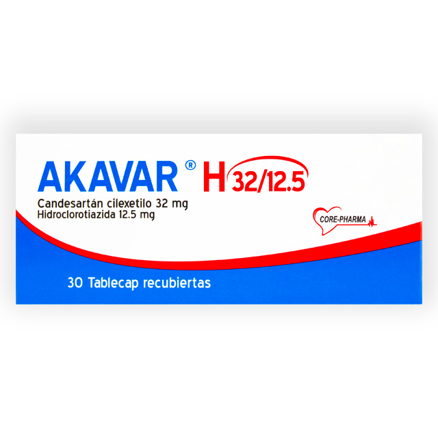 Imagen de AKAVAR H 32/12.5 MG X 30 TABLECAP RECUBIERTAS