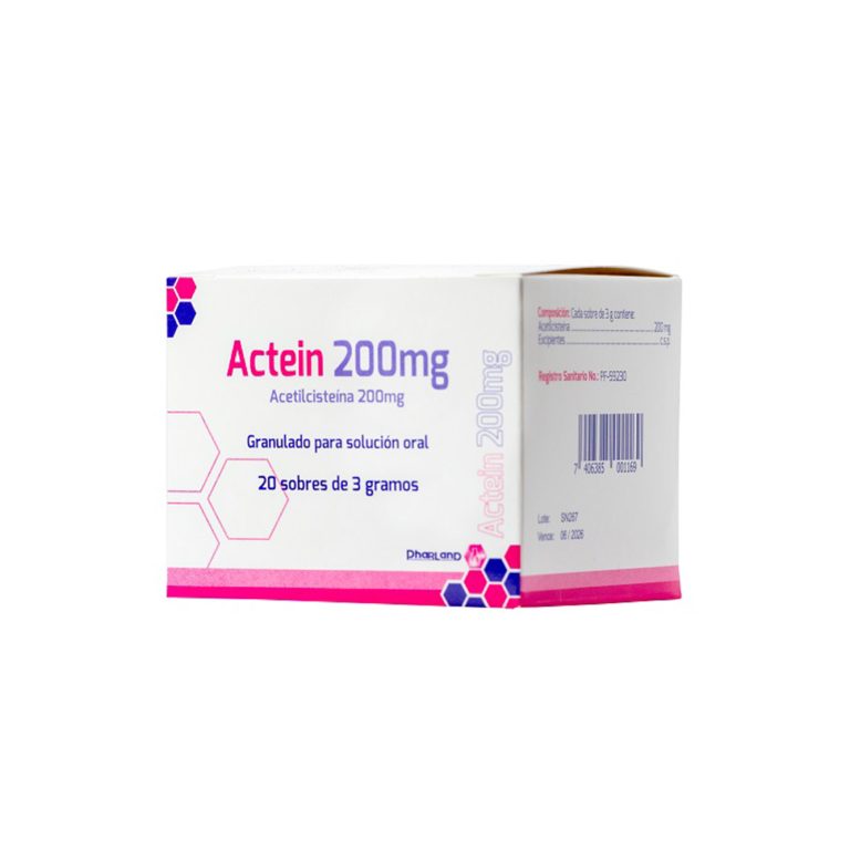Imagen de ACTEIN 200 MG X 20 SOBRES