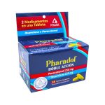 Imagen de PHARADOL DOBLE ACCION 150/125 MG X 18 TABLETAS
