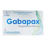 Imagen de GABAPAX 150MG X 40 TABELTAS RECUBIERTAS