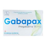 Imagen de GABAPAX 75MG X 40 TABELTAS RECUBIERTAS