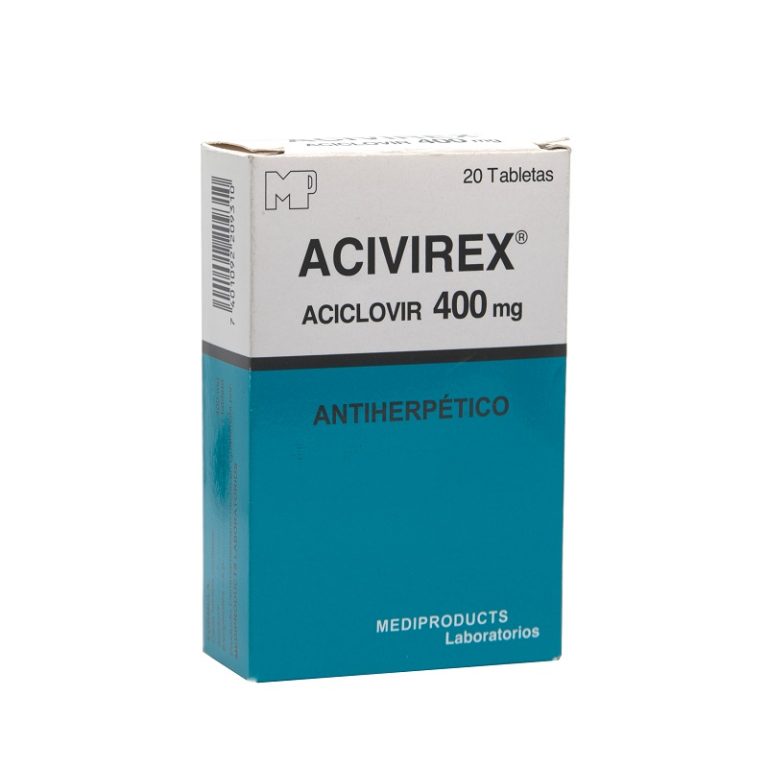 Imagen de ACIVIREX 400 MG X 20 TABLETAS