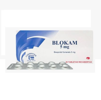Imagen de BLOKAM 5MG X 30 TABLETAS RECUBIERTAS