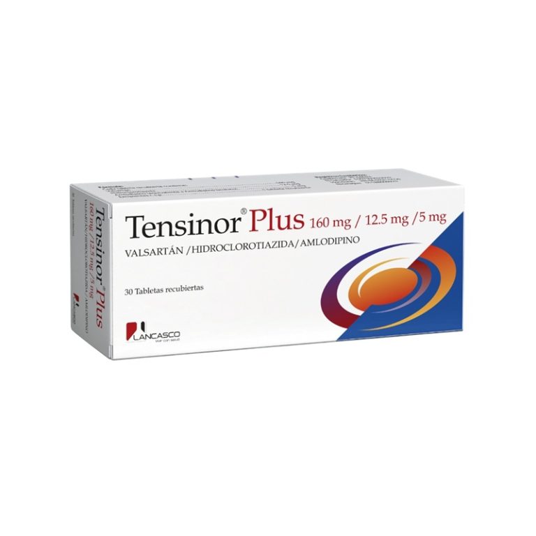 Imagen de TENSINOR PLUS 160/12.5/5 MG X 30 TABLETAS RECUBIERTAS