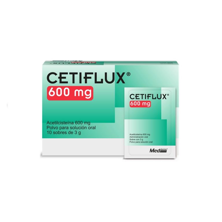 Imagen de CETIFLUX 600MG X 10 SOBRES 3G