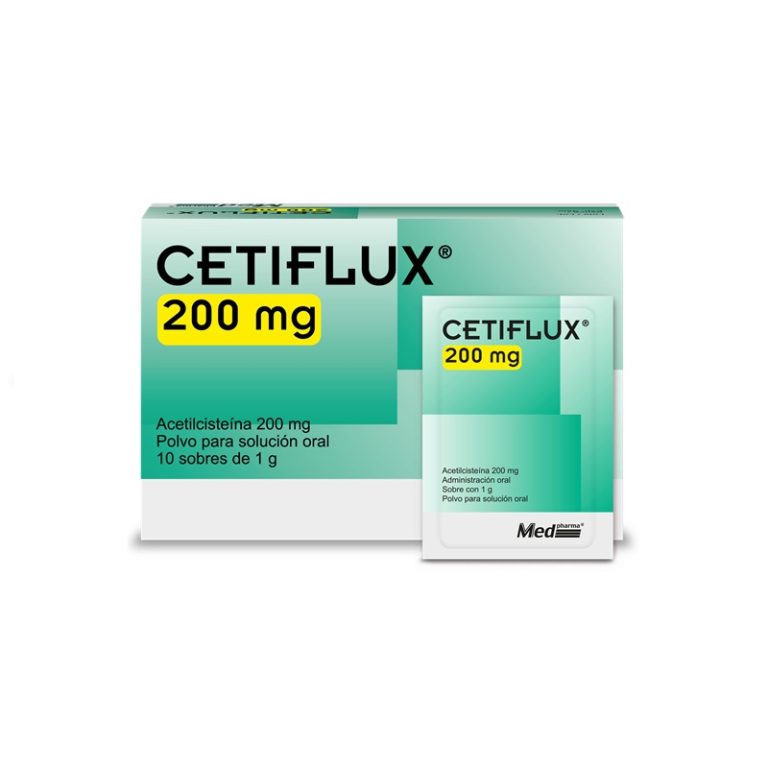 Imagen de CETIFLUX 200MG X 10 SOBRES 1G