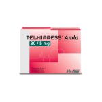 Imagen de TELMIPRESS AMLO 80MG/5MG X 30 TABLETAS