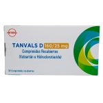 TANVALS D 160/25 MG X 30 COMPRIMIDOS RECUBIERTOS