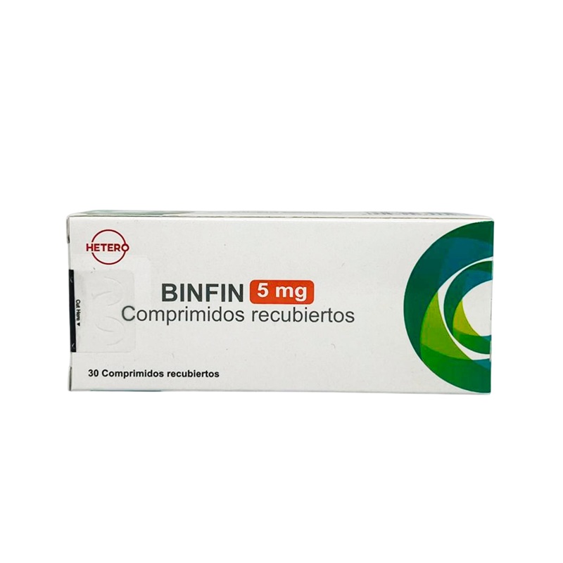 1018263 BINFIN 5MG X 30 TABLETAS RECUBIERTAS - Imagen 1