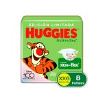 Imagen de PAÑALES HUGGIES ACTIVE SEC TALLA XXG X 8 UN