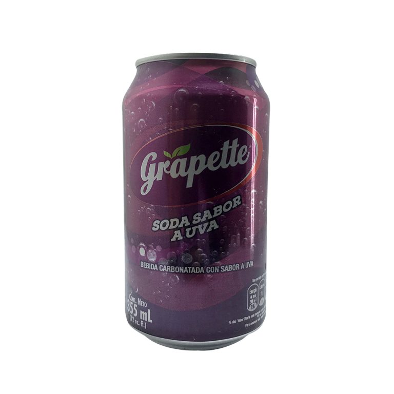 Imagen de AGUA GASEOSA LATA 12 ONZ GRAPETTE