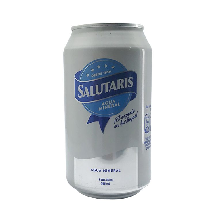 Imagen de AGUA GASEOSA LATA 12 ONZ SALUTARIS