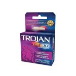 Imagen de TROJAN FIRE AND ICE * 3 CONDONES