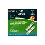 Imagen de TIRAS REACTIVAS PARA EXAMEN DE GLUCOSA ON CALL X 50 UN