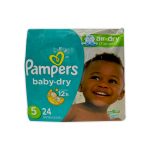 Imagen de PAMPERS TALLA 5 BABY DRY * 24 PAÑALES