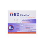 Imagen de BD ULTR FINE JER INSULINA 6MM 0.3ML X UN