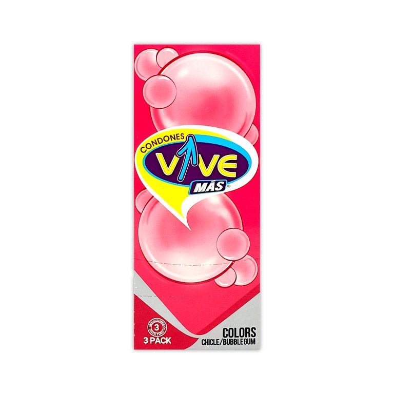 Imagen de VIVE COLORS SABOR CHICLE CAJA X 3 COND